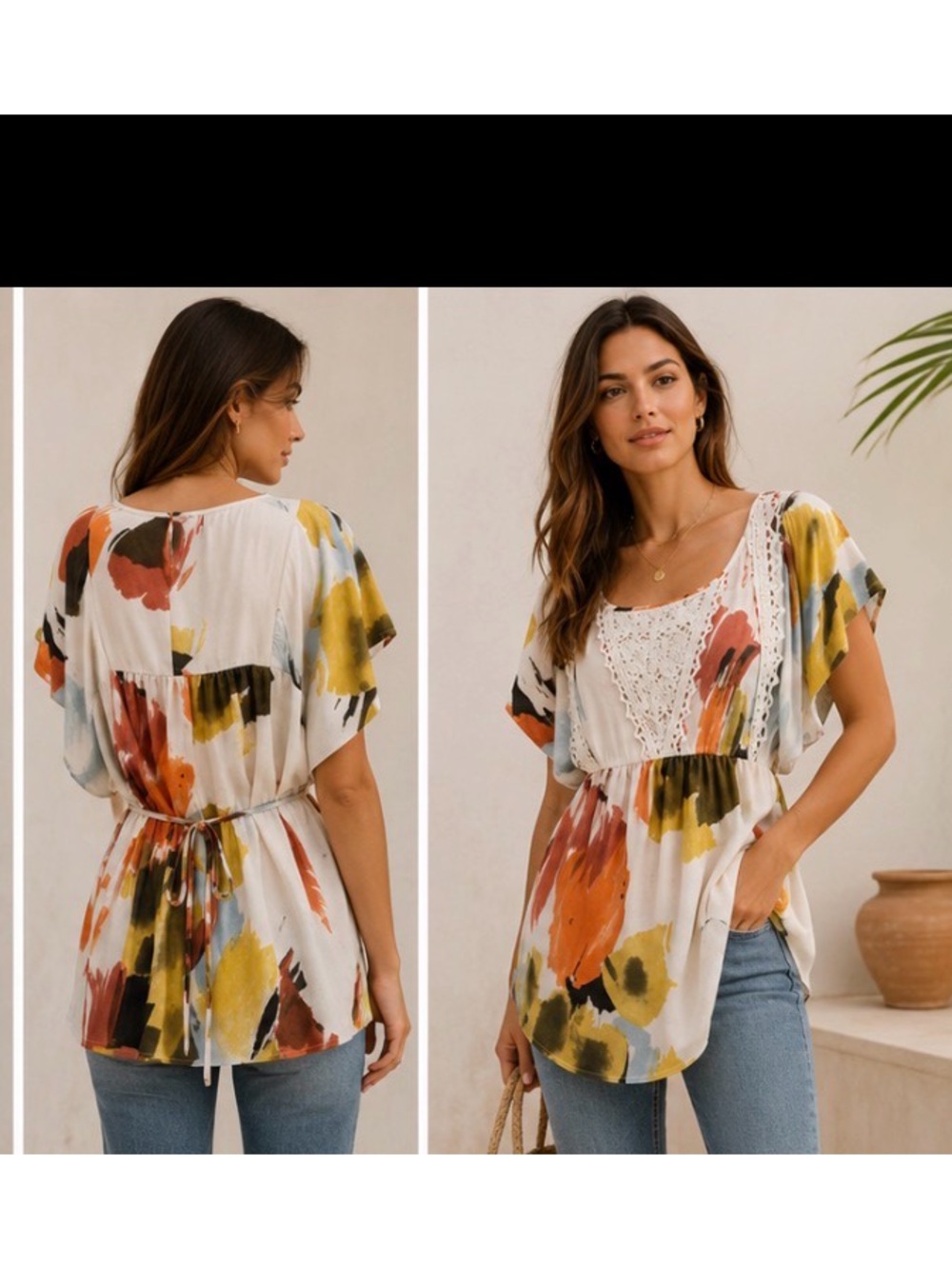 Anthropologie Edme Esyllte Silk Fairy Peasant Boho Top